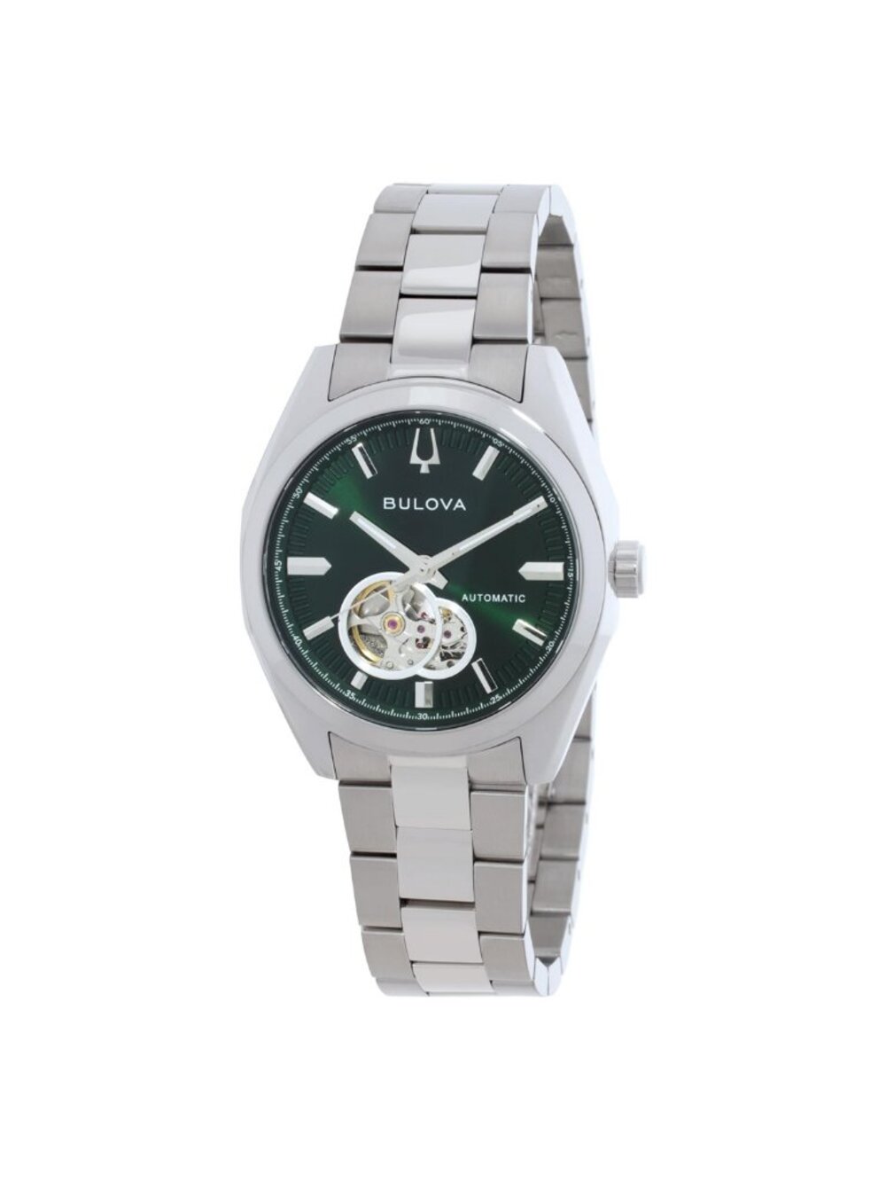 NWT Bulova Surveyor Automatic Green Dial Men's Watch